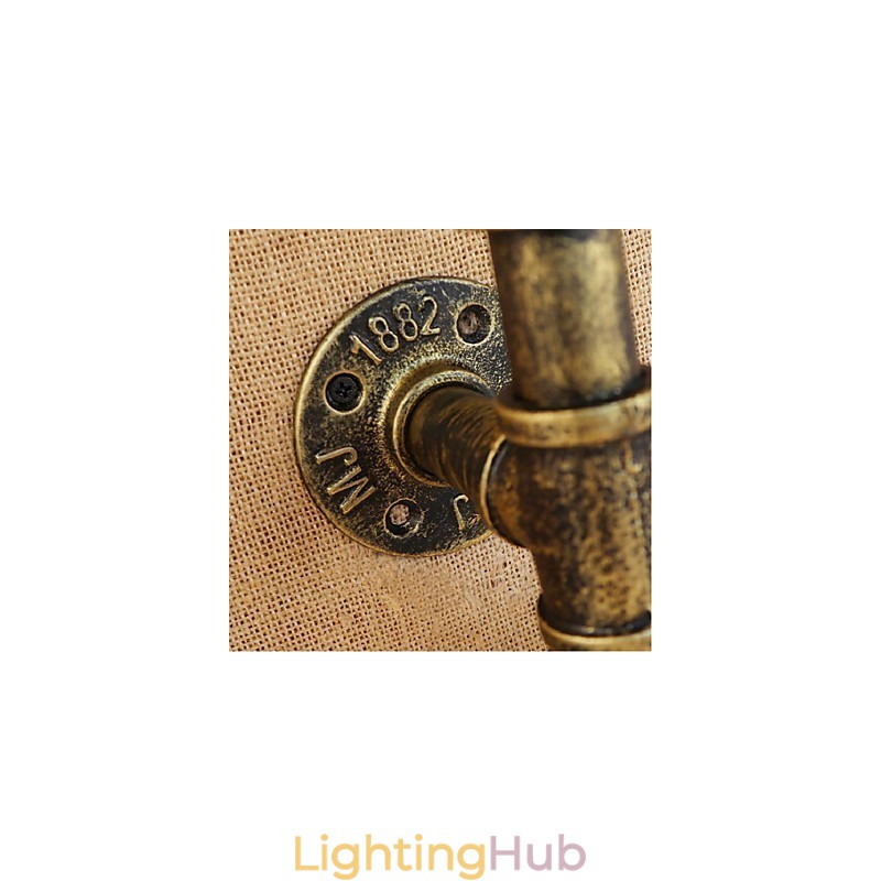 Retro Industrial Wind Switch Water Bottle Wall Lamp Wall Light Amber