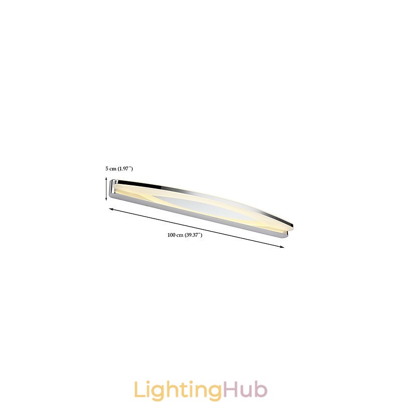Super Long Modern Bathroom Lighting Contemporary Metal Wall light