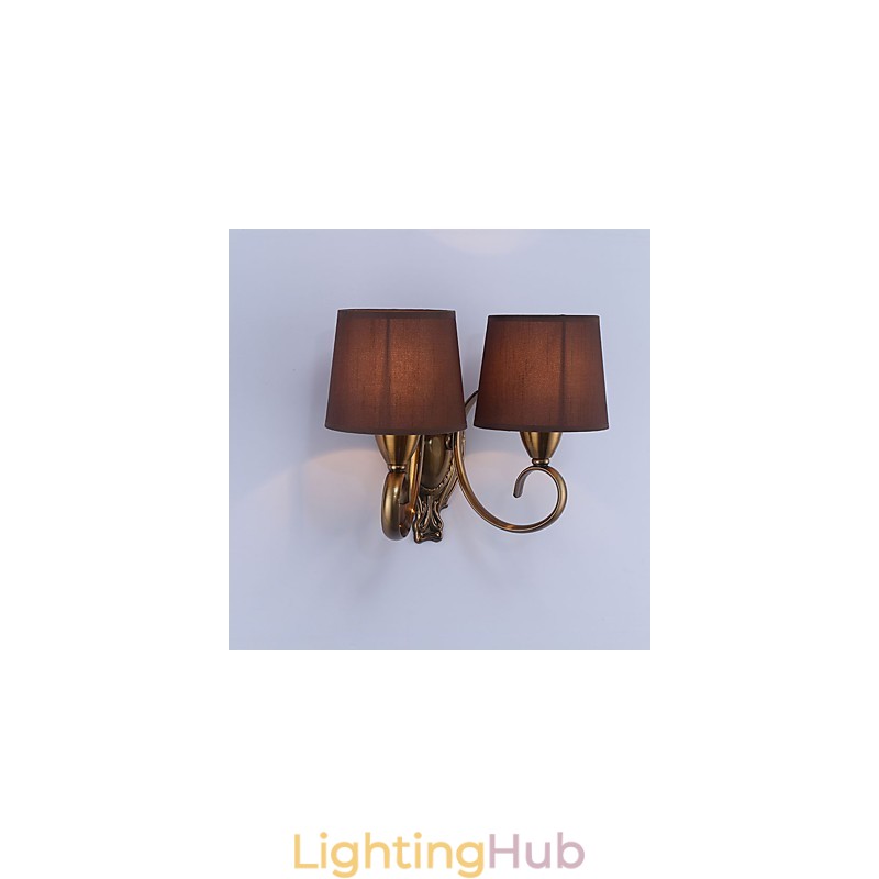 Traditional Classic Electroplated Feature for Eye Protection Downlight Wall Sconces Wall Light