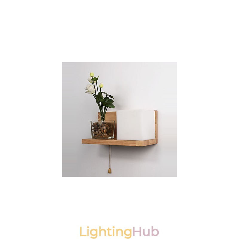 Wood Wall Sconces Max Country Style With Switch