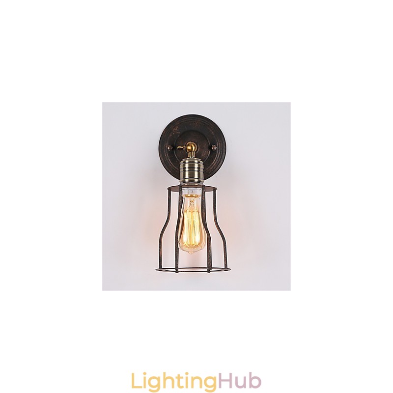 Retro Industrial Style Country Metal Wall Lights Restaurant Cafe Mini Wall Sconces