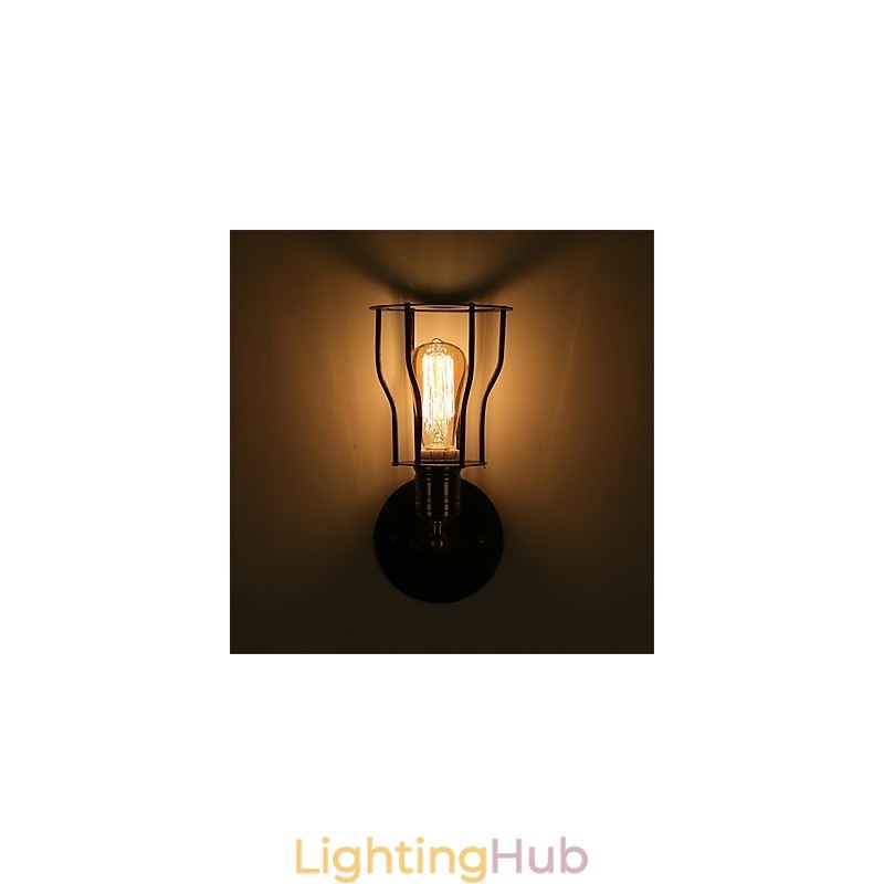 Retro Industrial Style Country Metal Wall Lights Restaurant Cafe Mini Wall Sconces