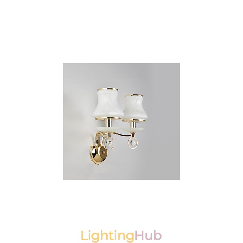 Modern Contemporary Electroplated Feature for Crystal Ambient Light Wall Sconces Wall Light