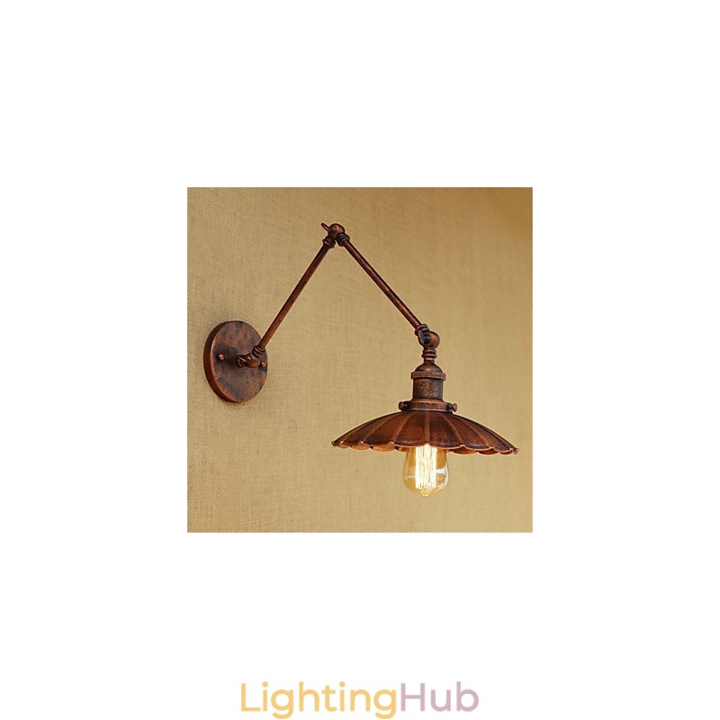 Rustic Lodge Country Retro Painting Feature for Mini Style Swing Arm Ambient Light Swing