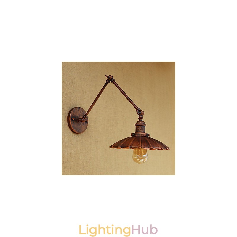 Rustic Lodge Country Retro Painting Feature for Mini Style Swing Arm Ambient Light Swing