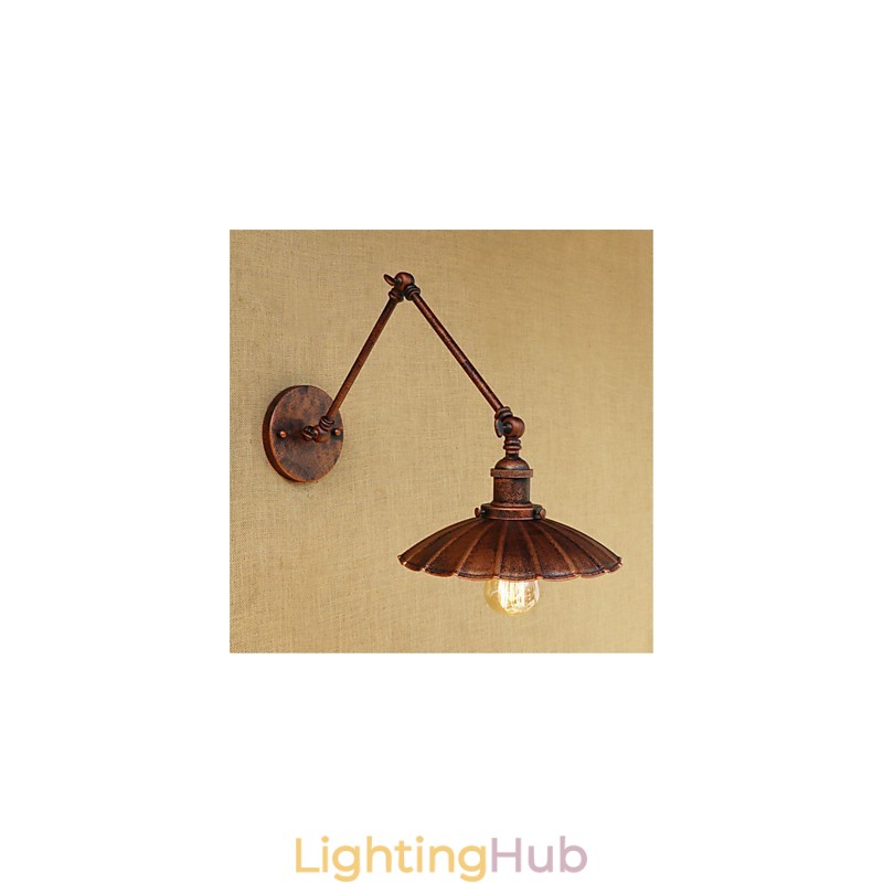 Rustic Lodge Country Retro Painting Feature for Mini Style Swing Arm Ambient Light Swing