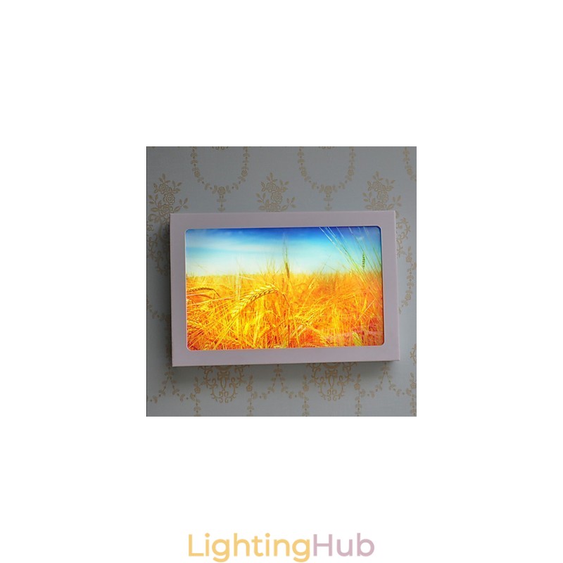 Integrated Modern Contemporary Modern Comtemporary Painting Feature for Ambient Light Wall Sconces