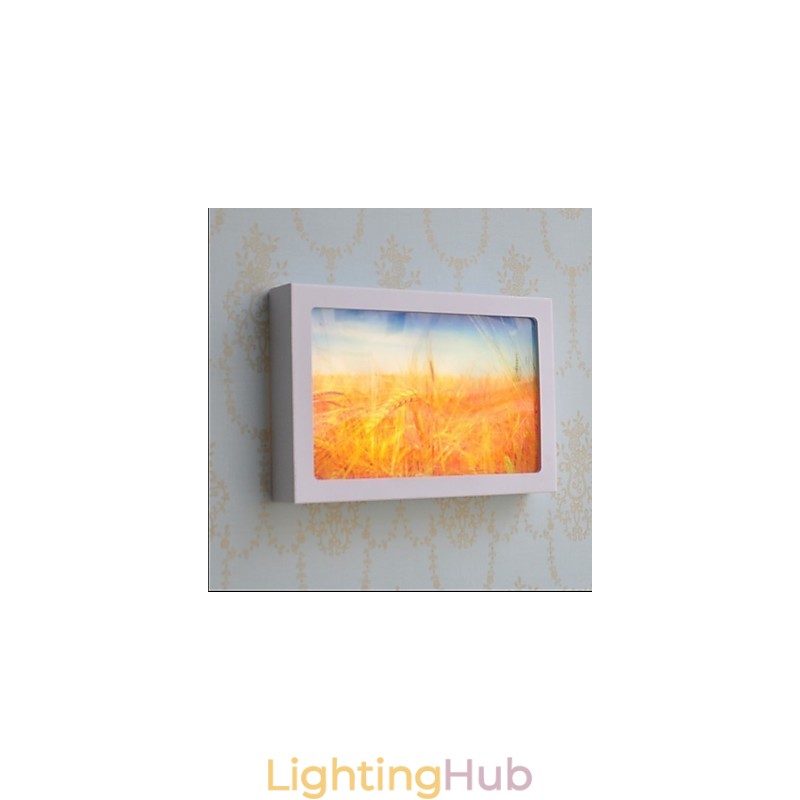 Integrated Modern Contemporary Modern Comtemporary Painting Feature for Ambient Light Wall Sconces