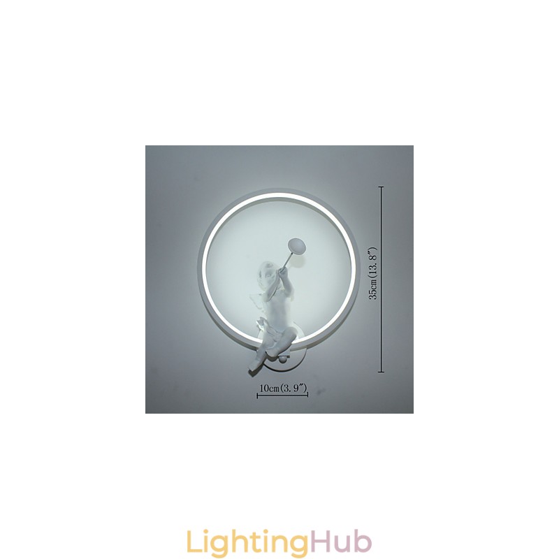 Nordic Modern Minimalist Wall Lamp Bedroom Decorative Lights Aluminum Products Lamps Angels Corridors Wall Lights