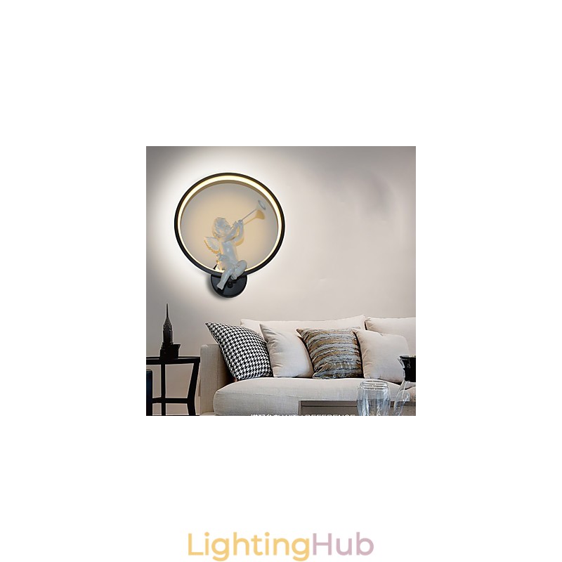 Nordic Modern Minimalist Wall Lamp Bedroom Decorative Lights Aluminum Products Lamps Angels Corridors Wall Lights