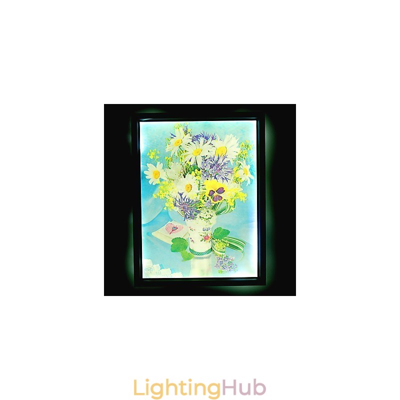 Integrated Modern Contemporary Modern Comtemporary Painting Feature for Ambient Light Wall Sconces