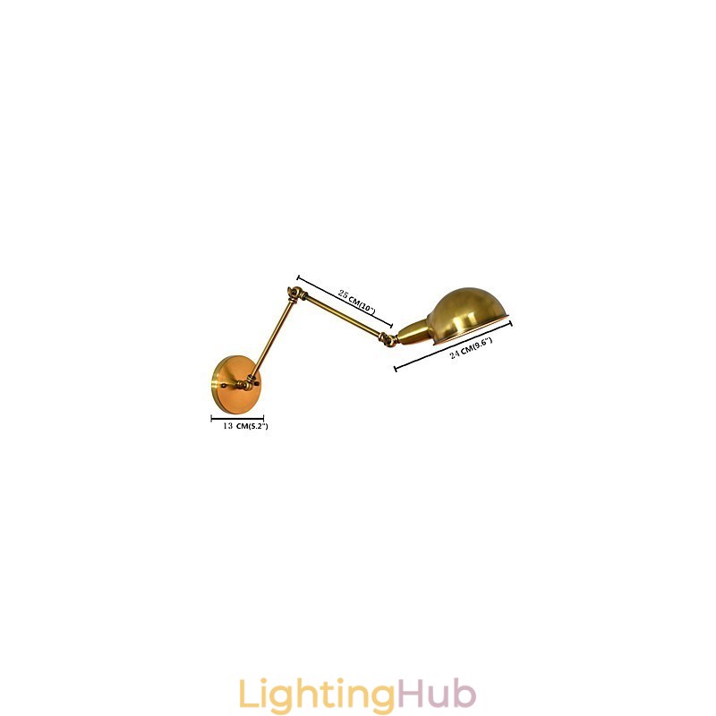 Rustic Lodge Traditional Classic Antique Brass Feature for Downlight Wall Lights Wall Light