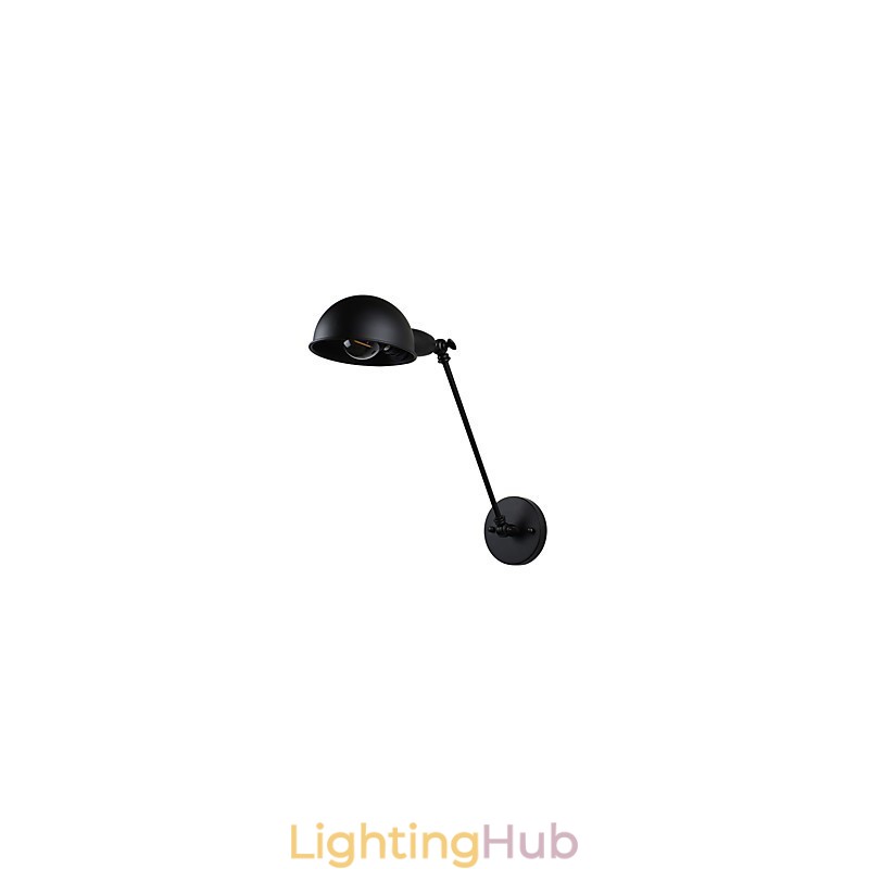 Painted Steel Wall Lamp Dumb Black American Coffee Decoration Retro Wall Light Lightsaber Lamp On Wall