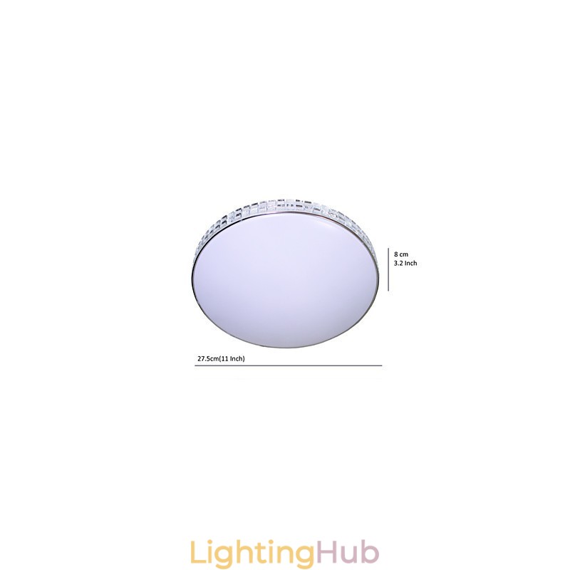Modern Ceiling Light Flush Mount Acrylic Metal Painting 90 265V Light