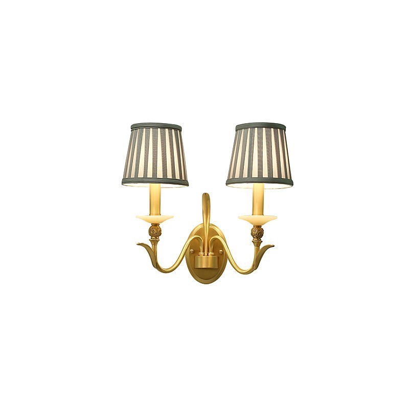 Simple Country Traditional Classic Brass Feature for Mini Style Uplight Wall Sconces Wall Light