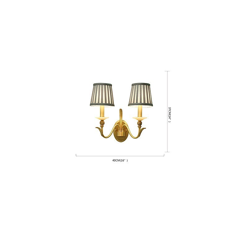 Simple Country Traditional Classic Brass Feature for Mini Style Uplight Wall Sconces Wall Light
