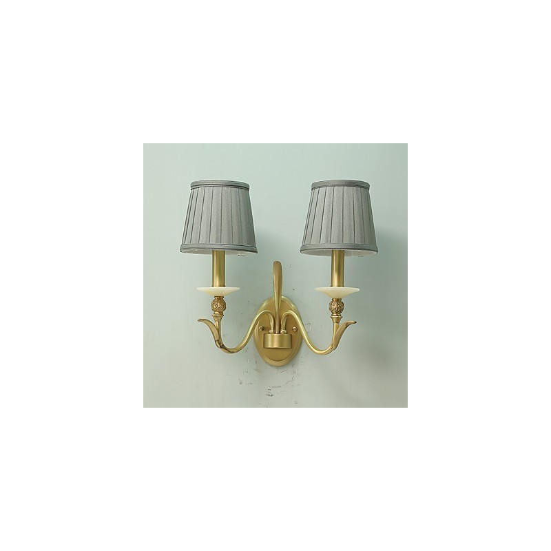 Simple Country Traditional Classic Brass Feature for Mini Style Uplight Wall Sconces Wall Light