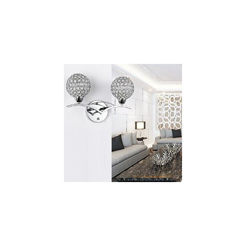 The Simplicity Of Modern Crystal Lamp Creative Fashion Bedroom Bedside Lamp Dining Room Aisle Lights