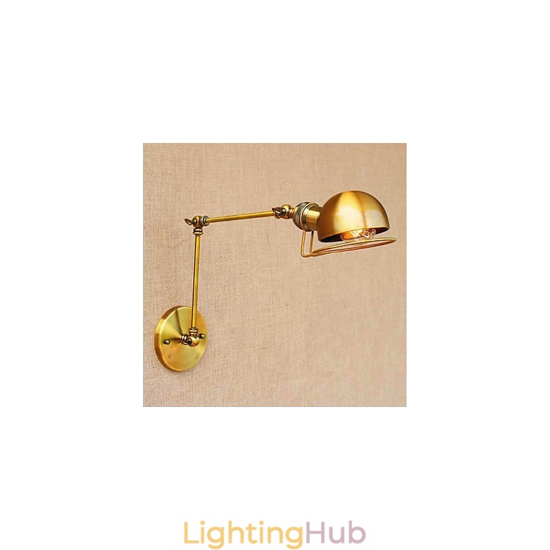 Vintage Country Painting Feature for Mini Style Swing Arm Eye Protection Ambient Light Swing Arm LightsWall