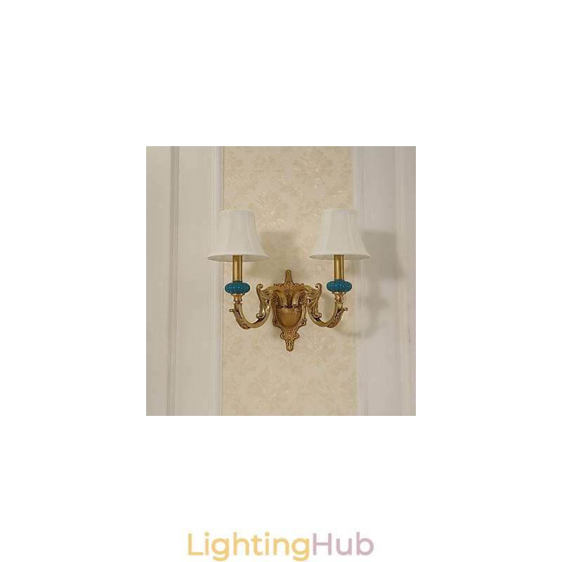 Simple Country Traditional Classic Brass Feature for Mini Style Uplight Wall Sconces Wall Light