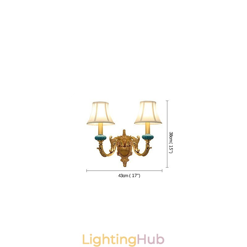 Simple Country Traditional Classic Brass Feature for Mini Style Uplight Wall Sconces Wall Light