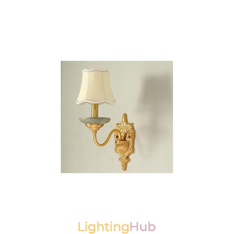 Simple Country Traditional Classic Brass Feature for Mini Style Uplight Wall Sconces Wall Light