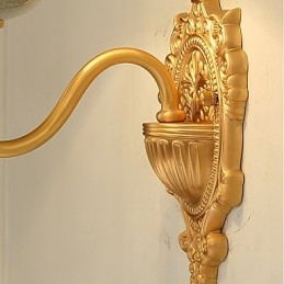 Simple Country Traditional Classic Brass Feature for Mini Style Uplight Wall Sconces Wall Light
