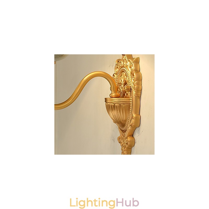 Simple Country Traditional Classic Brass Feature for Mini Style Uplight Wall Sconces Wall Light