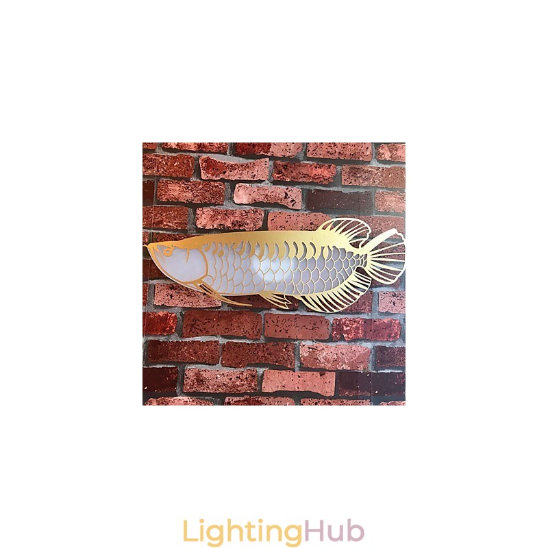 Modern Wall Lights Fish Shape Simplicity Style Acrylic Lighting Living Room Hallway Bedroom Hotel Rooms Decoration lighting