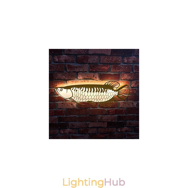 Modern Wall Lights Fish Shape Simplicity Style Acrylic Lighting Living Room Hallway Bedroom Hotel Rooms Decoration lighting
