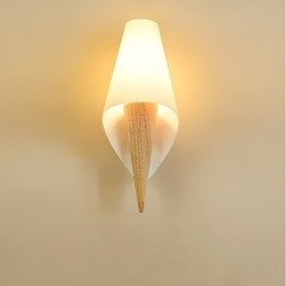 Simple Country Feature for Eye Protection Ambient Light Wall Sconces Wall Light Warm European Style Bedroom Wall Lamp