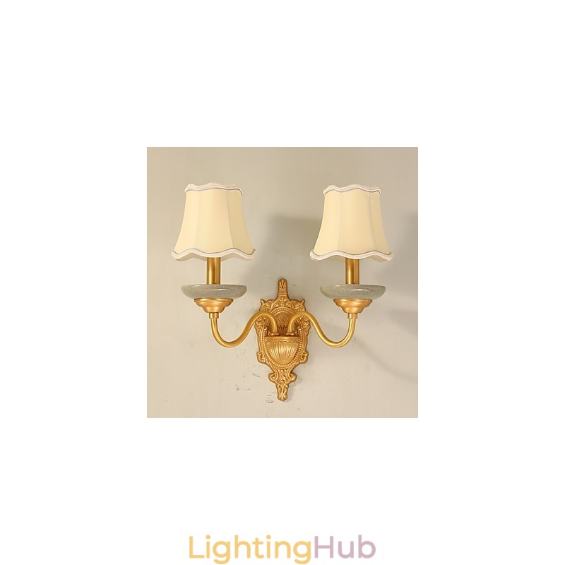 Simple Country Traditional Classic Brass Feature for Mini Style Uplight Wall Sconces Wall Light Pu