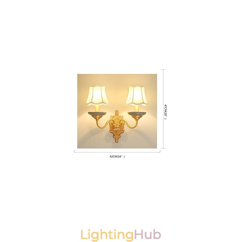 Simple Country Traditional Classic Brass Feature for Mini Style Uplight Wall Sconces Wall Light Pu