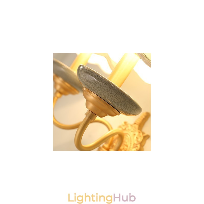 Simple Country Traditional Classic Brass Feature for Mini Style Uplight Wall Sconces Wall Light Pu