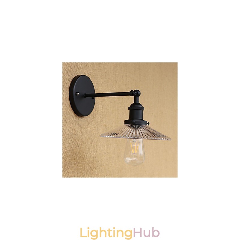 Country Retro Painting Feature for Mini Style Eye Protection Ambient Light Wall Sconces