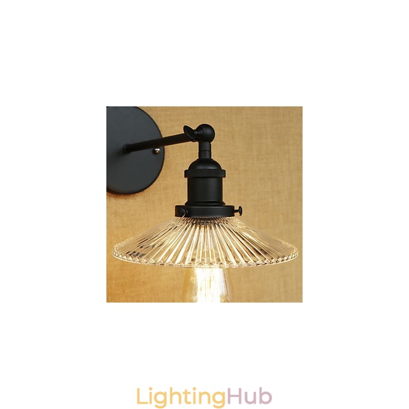 Country Retro Painting Feature for Mini Style Eye Protection Ambient Light Wall Sconces