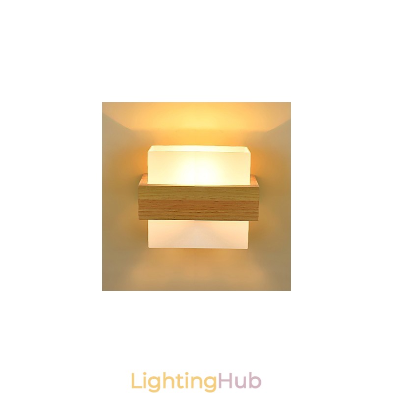 Novelty Country Feature for Mini Style Eye Protection Ambient Light Sconces Bedside Night Light Creative Balcony Wall Lamp