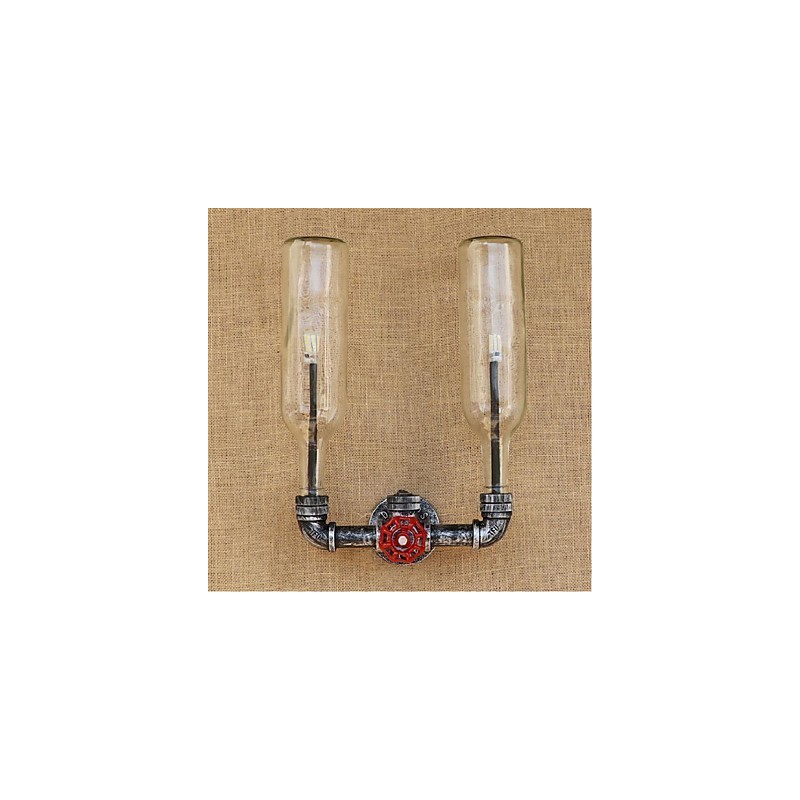Retro Industrial Wind Switch Water Bottle Wall Lamp Wall Light