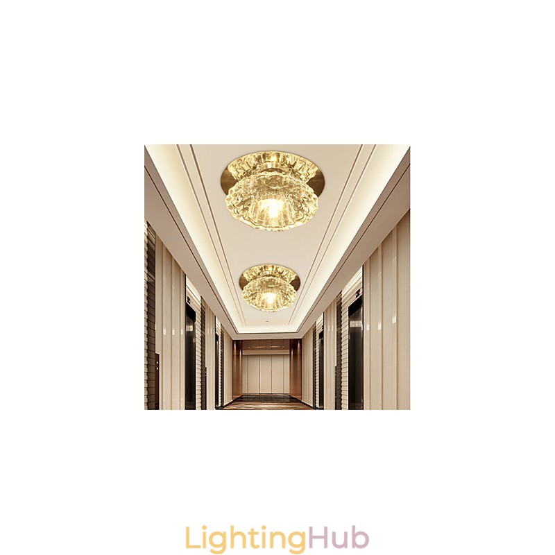 Energy Saving Modern Ceiling Light Crystal Ceiling Light Down light bulb Lamp