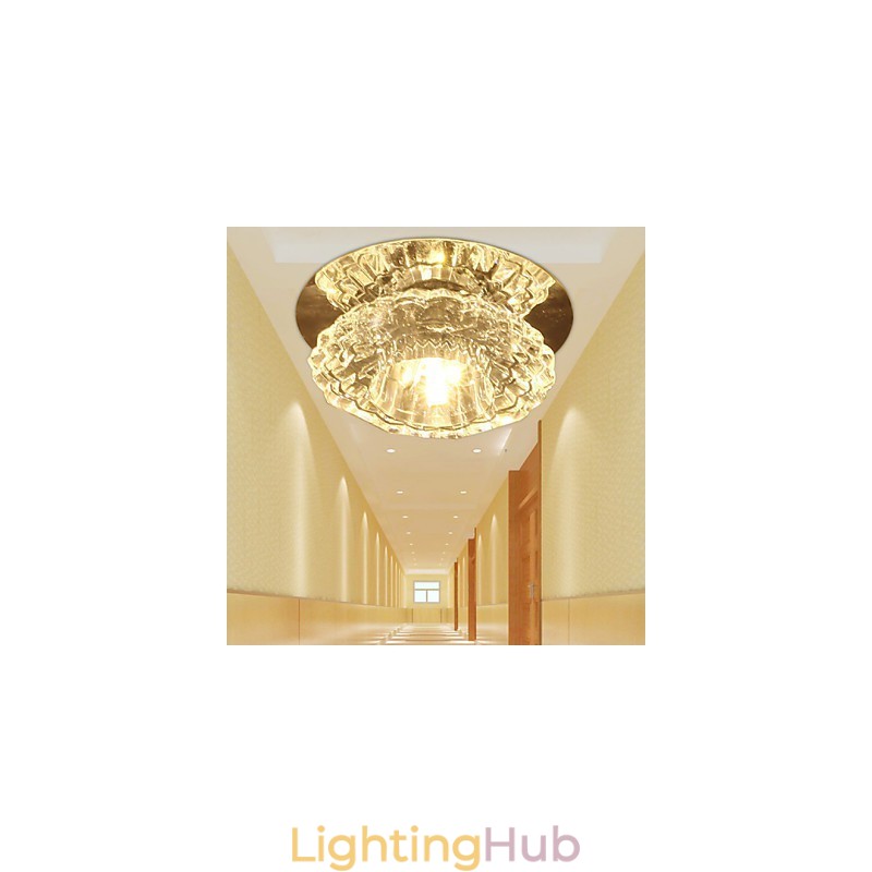 Energy Saving Modern Ceiling Light Crystal Ceiling Light Down light bulb Lamp