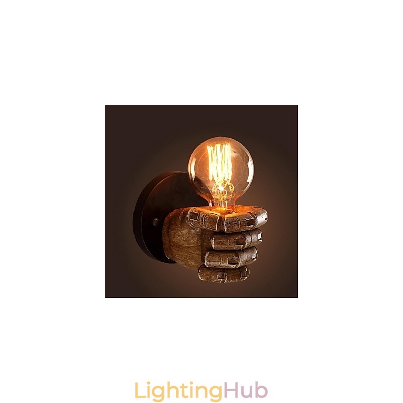 Rustic Lodge Painting Feature for Ambient Light Wall Sconces Wall Light