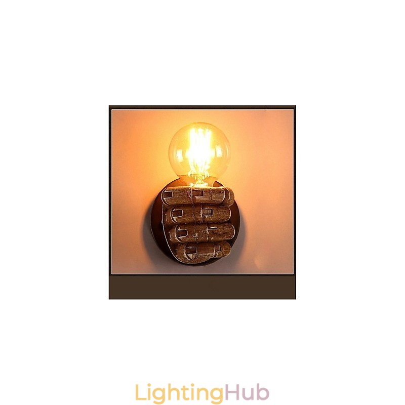 Rustic Lodge Painting Feature for Ambient Light Wall Sconces Wall Light