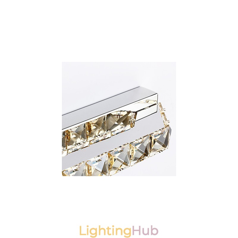 Long High Quality Mirror Lamp Bathroom Lights Metal and Crystal Wall Light