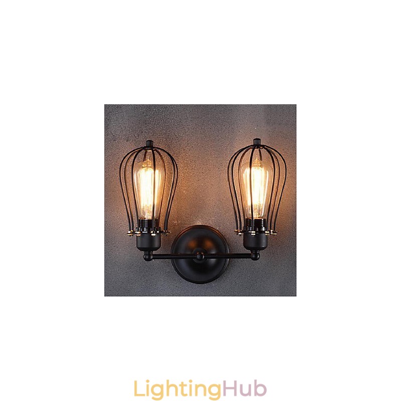 Retro Grapefruit American Village Iron Antique Restaurant Corridor Aisle Wall Lamp Wall Light
