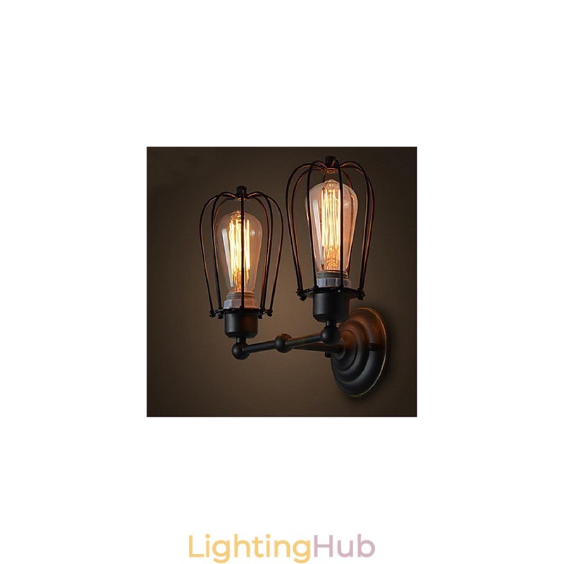 Retro Grapefruit American Village Iron Antique Restaurant Corridor Aisle Wall Lamp Wall Light