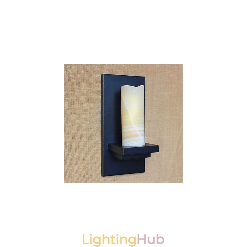 Country Retro Painting Feature for Eye Protection Ambient Light Wall Sconces Wall Light