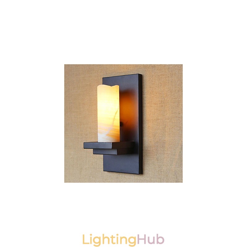 Country Retro Painting Feature for Eye Protection Ambient Light Wall Sconces Wall Light