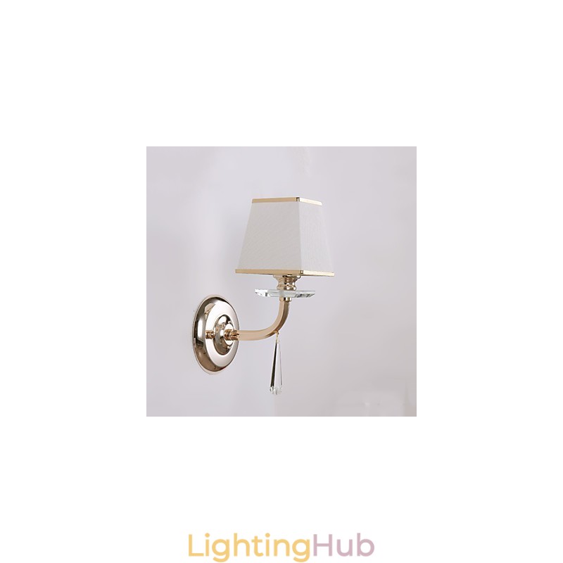 Modern Contemporary Electroplated Feature for Crystal Ambient Light Wall Sconces Wall Light