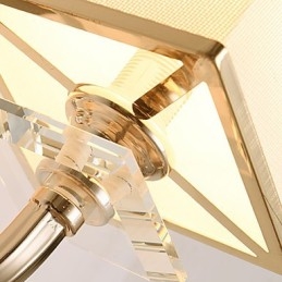 Modern Contemporary Electroplated Feature for Crystal Ambient Light Wall Sconces Wall Light