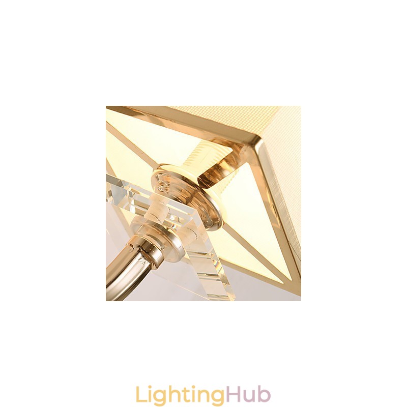 Modern Contemporary Electroplated Feature for Crystal Ambient Light Wall Sconces Wall Light